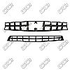 Chevrolet Camaro  2010-2011 (2 Piece) Chrome Front Grille