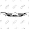 Hyundai Sonata Gls, Se, 2.0t 2011-2013 Chrome Front Grille Overlay 