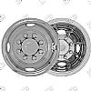 Ford E-Series E350/450 1999-2002 Chrome Wheel Simulators (16" 8 Lugs) 