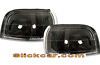 Honda Civic 4dr 92-95 JDM Style Black Corner Lamp