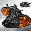 Honda Delsol 1993-1997 Black Euro Headlights  