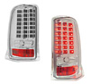 Cadillac Escalade 02-04 LED Tail Lights Chrome 