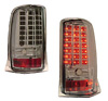 Cadillac Escalade 02-04 LED Tail Lights Chrome/Smoked Lens