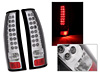 Cadillac Escalade 01-02 LED Tail Lights Chrome