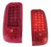 Chevrolet Tahoe, Suburban, Yukon, Denali 2000-2006 LED Tail Lights Red/Chrome