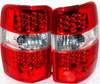 GMC Denali 2000-2004 LED Tail Lights Red/Chrome