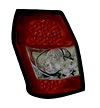 Dodge Magnum 05-06 Red w/ Smoked Lens LED Tail Lights