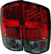 Dodge Ram 2002-2005 Red Smoked Lens LED Tail Lights