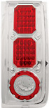 Hummer H2 03-06 Chrome LED Tail Lights