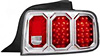 Ford Mustang 05-06 Chrome LED Tail Lights