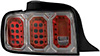 Ford Mustang 05-06 Smoked Lens LED Tail Lights