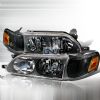 Toyota Corolla 1993-1997 Black Euro Headlights  