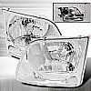 Ford Expedition 1997-2002 Chrome Euro Headlights  
