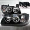 Nissan Maxima 2000-2003 Euro Crystal Headlights   - Black NON HID