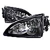 Ford Mustang 1994-1998 Black Euro Headlights  