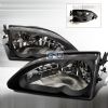 Ford Mustang 1994-1998 Black Euro Headlights  