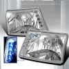 Ford Ranger 1998-2000 Chrome Euro Headlights  