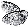 Mercedes Benz S Class  2000-2005 Chrome  Projector Headlights  