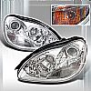 Mercedes Benz S-Class  2000-2003 Chrome Halo Projector Headlights  