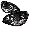 Mercedes Benz S Class  2000-2006 Black  Projector Headlights  