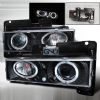 Chevrolet Full Size Pickup  1988-1998 Black  Projector Headlights  