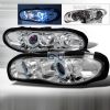 Chevrolet Camaro  1998-2002 Chrome Halo Projector Headlights  W/LEDS