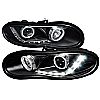 Chevrolet Camaro  1998-2002 Black R8 Style Projector Headlights  