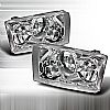 Ford Super Duty  1999-2004 Chrome  Projector Headlights  