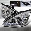 Ford Focus 2000-2004 R8 Style Chrome Housing Projector Headlights