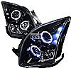 Ford Fusion  2006-2009 Gloss Black  Projector Headlights Smoke Lens 