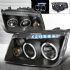 Volkswagen Jetta 1999-2004   Projector Headlights - Black  