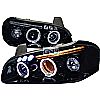 Nissan Maxima  2000-2001 Gloss Black  Projector Headlights Smoke Lens 