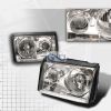 Ford Mustang  1987-1993 Chrome  Projector Headlights  