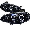 Mazda Miata  2001-2005 Gloss Black  Projector Headlights Smoke Lens 