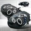 Dodge Neon  2003-2005 Black Halo Projector Headlights  W/LED'S