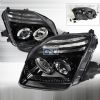 Honda Prelude  1997-2001 Black  Projector Headlights  