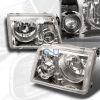 Ford Ranger  1993-1997 Chrome  Projector Headlights  