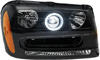 Chevrolet Trailblazer 2002-2005 Black Headlights