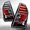 Chrysler 300C  2005-2007 Black LED Tail Lights 