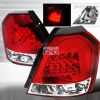 Chevrolet Aveo  2007-2011 Red LED Tail Lights 