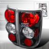 Chevrolet Blazer  1995-2004 Black Euro Tail Lights 