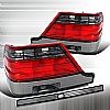 Mercedes Benz S Class  1995-1999 Red / Smoke Euro Tail Lights 