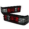 Mercedes Benz C Class  1982-1993 Red / Smoke Euro Tail Lights 