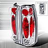 Cadillac Escalade  1999-2000 Chrome Euro Tail Lights 