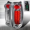 Cadillac Escalade  1999-2000 Chrome LED Tail Lights 