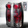 Chevrolet Full Size Pickup  1988-1998 Smoke Euro Tail Lights 
