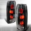 Chevrolet Full Size Pickup   1988-1998 Euro Tail Lights - Black  