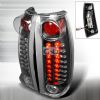 Chevrolet Full Size Pickup  1988-1998 Black LED Tail Lights 