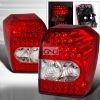 Dodge Caliber  2007-2012 Red LED Tail Lights 