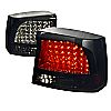 Dodge Charger  2005-2008 Glossy Black W/ Smoked Lens LED Tail Lights 